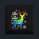 Oh Deer I'M Queer Funny Lgbt Gay Lesbian Christmas Gift Box<br><div class="desc">Oh Deer I'M Queer Funny Lgbt Gay Lesbian Christmas</div>