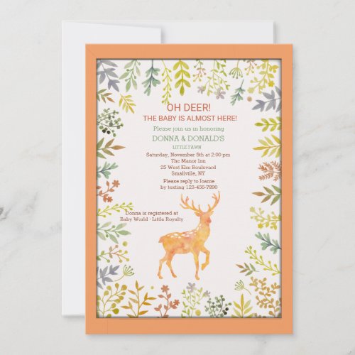 Oh Deer Invitation