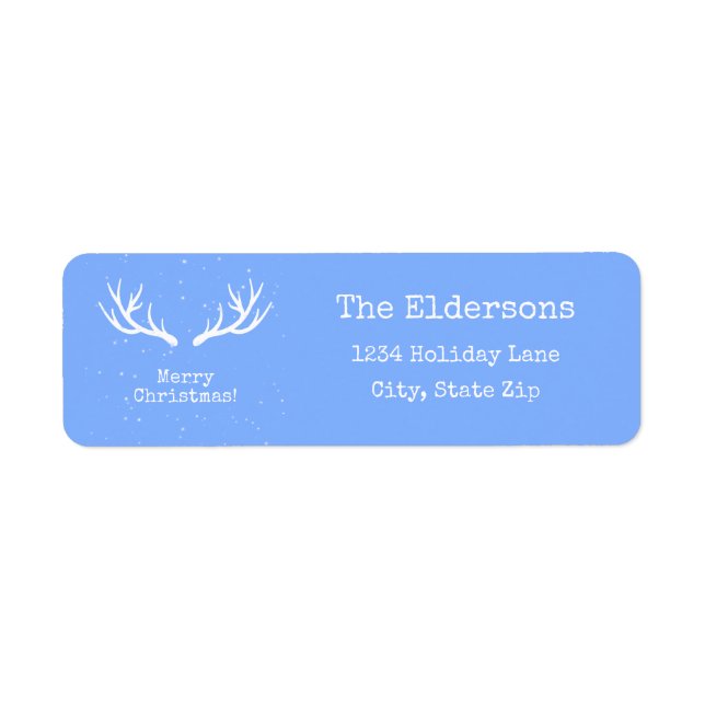Oh Deer, it's Christmas - Address Label (Front)