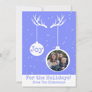 Oh Deer, it's Christmas Flat Photo Card