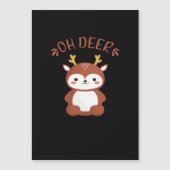 Oh Deer Kawaii Deer Playful Art Style  (Front)