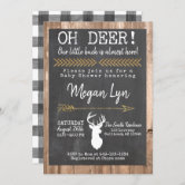 Deer Boy Baby Shower Invitation –