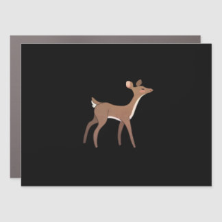 Oh Deer Me Whimsical Creative Design  Car Magnet