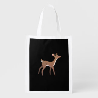 Oh Deer Me Whimsical Creative Design Grocery Bag
