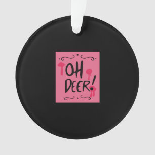 Oh Deer Minimal Aesthetic Ornament