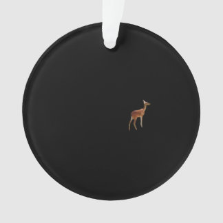 Oh Deer Minimal Design Acrylic Ornament