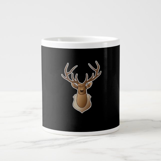 Oh Deer Minimal Design  Giant Coffee Mug (Front)