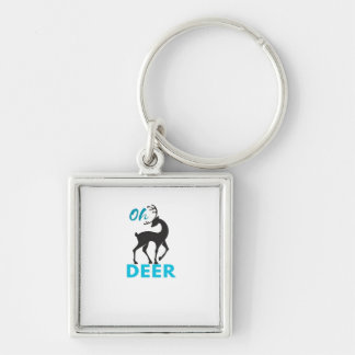 Oh Deer Minimal Design Keychain