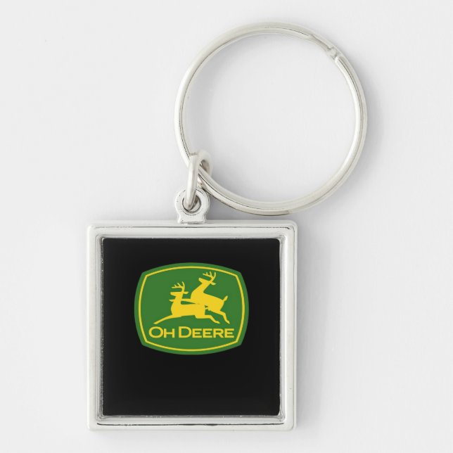Oh Deer Minimal Modern Design  Keychain (Front)
