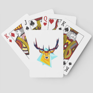 Oh Deer Minimal Rustic Style Poker Cards