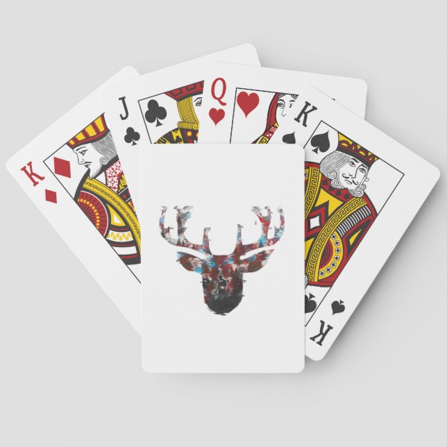 Oh Deer Minimal Style  Poker Cards (Back)