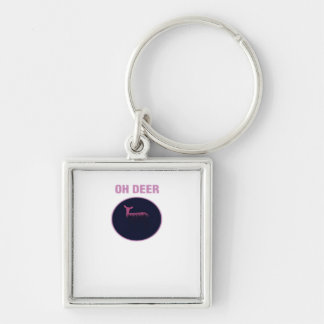 Oh Deer Modern Aesthetic Keychain