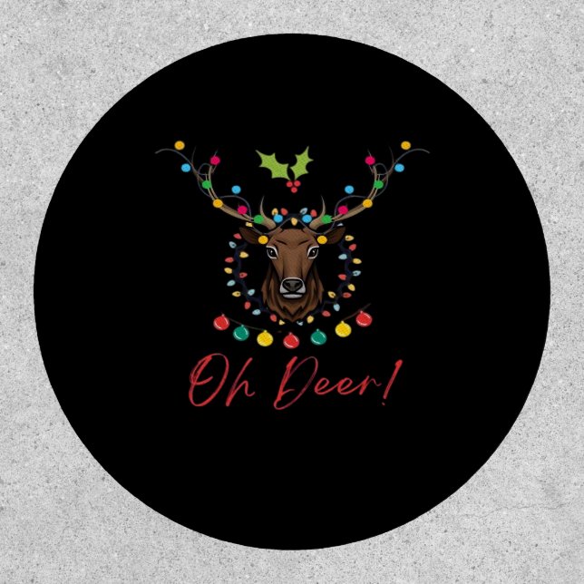 Oh Deer Modern Aesthetic  Patch (Front)
