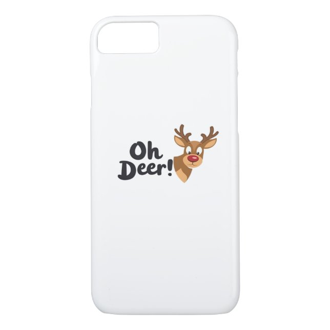 Oh Deer Modern Aesthetic Style  Case-Mate iPhone Case (Back)