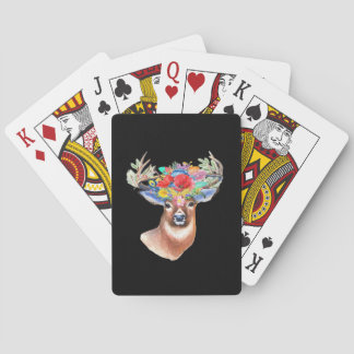 Oh Deer Modern Artistic Style Poker Cards