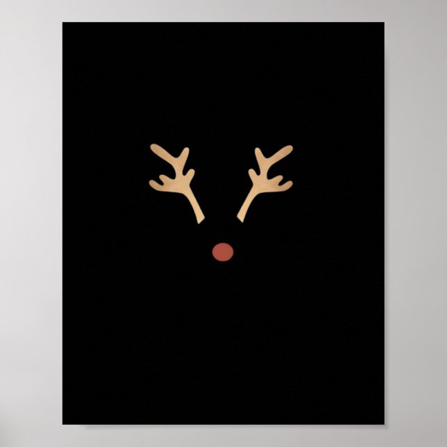 Oh Deer Playful Artistic Expression  Poster (Front)