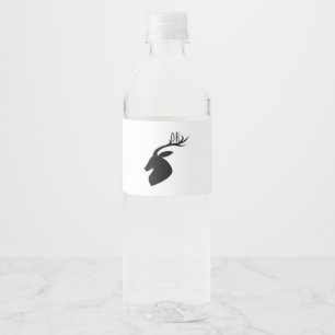 Oh Deer Pun Creative Style  Water Bottle Label