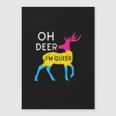 Oh Deer Queer Colorful Pride Flag Celebration  (Front)