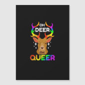 Oh Deer Queer Funny LGBTQ Pride Awareness (Front)