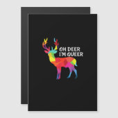 Oh Deer Queer Funny Pun LGBT Pride Design (Front/Back)