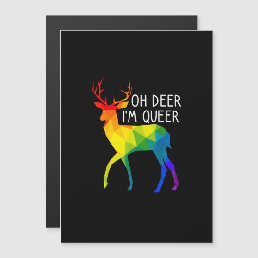Oh Deer Queer LGBTQ Pride Celebration Month  (Front/Back)