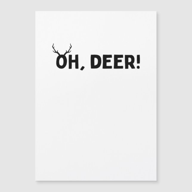 Oh Deer Simple Aesthetic  (Front)