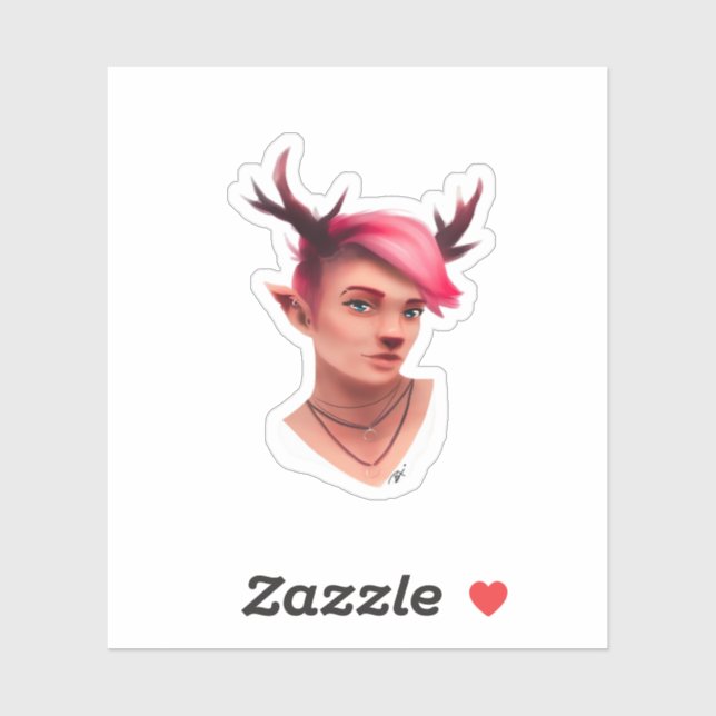 Oh Deer Simple Creative Style  Sticker (Sheet)