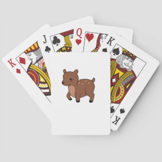 Oh Deer Soft Minimal Design Poker Cards