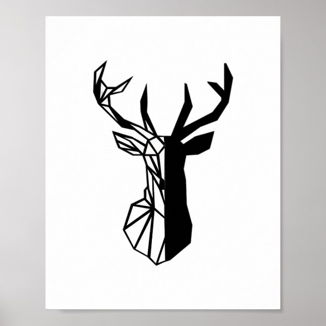 Oh Deer Soft Minimal Vibe  Poster (Front)