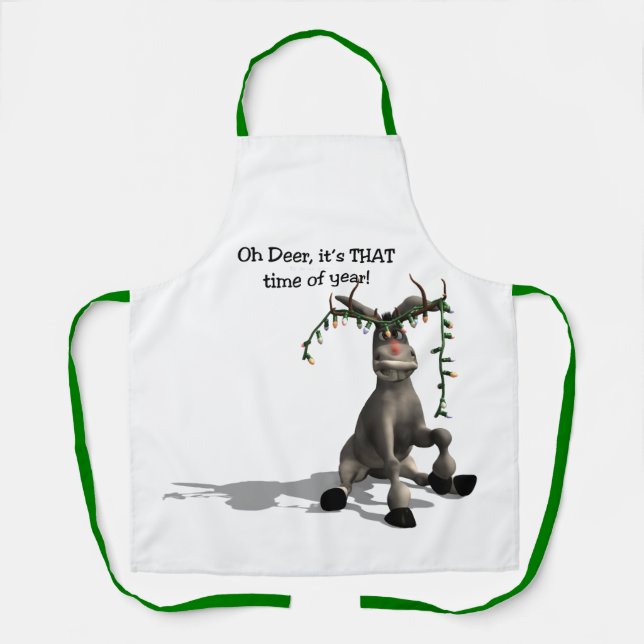 Oh Deer Time Apron (Front)