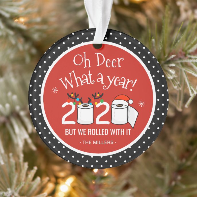 Oh Deer What A Year 2020 Covid-19 Christmas Ornament