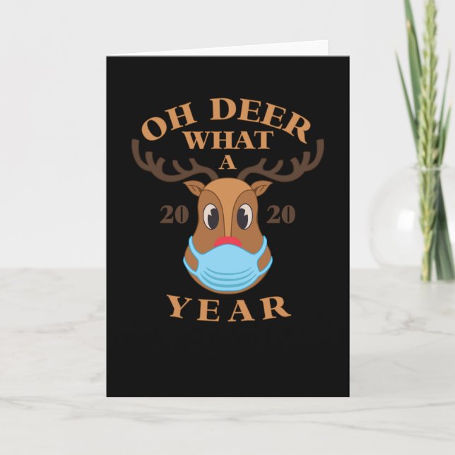 Oh Deer What a Year Card (Front)