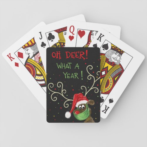 Oh DeerWhat a Year Inspirivity Poker Cards