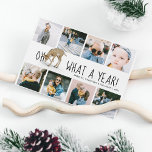 'Oh Deer, What a Year!' Photo Collage Christmas Holiday Card<br><div class="desc">A modern photo collage christmas holiday card featuring the saying 'Oh dear, what a Year!' with an image of a deer and 8 square pictures documenting life during 2024, your names and the year. Christmas card is easy to customize by using the template provided. The reverse can be changed to...</div>