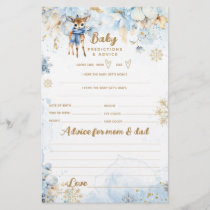 Oh Deer Winter Baby Boy Shower Game