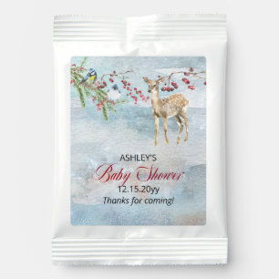 Oh Deer Woodland Animals Winter Boy Baby Shower Hot Chocolate Drink Mix