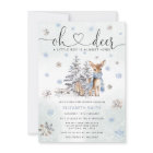 Oh Deer Woodland Blue Baby Shower