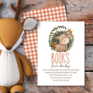 Oh Deer Woodland books for baby ticket Enclosure Card