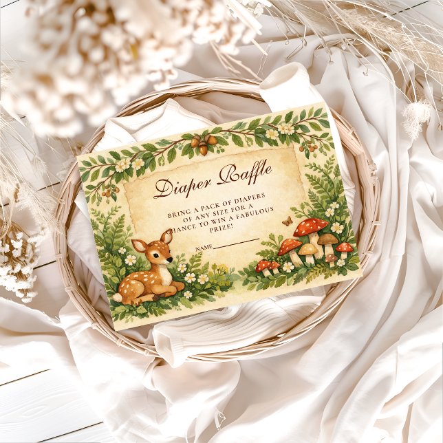 Oh Deer Woodland Diapper Raffle Enclosure Card (Creator Uploaded)