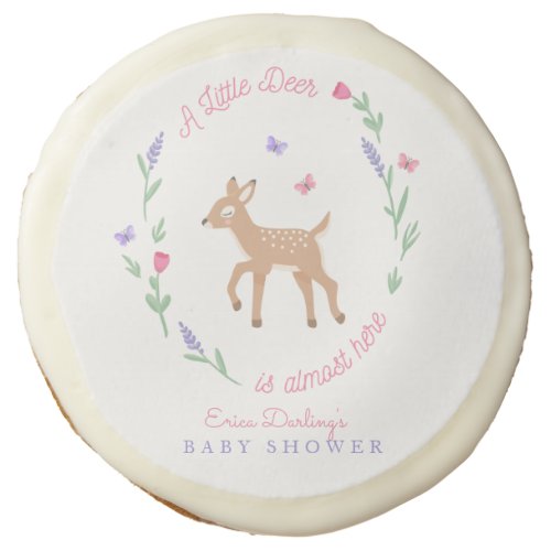 Oh Deer Woodland Theme Baby Shower   Sugar Cookie