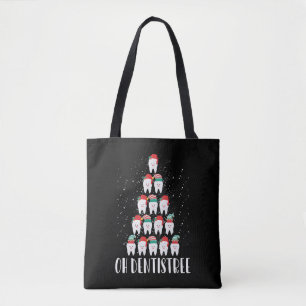 Oh Dentistree Funny Dental Surgeon Xmas Dentistry Tote Bag