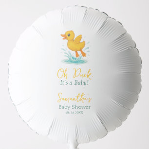 Oh Duck, It’s a Baby! Cute Baby Shower Balloon