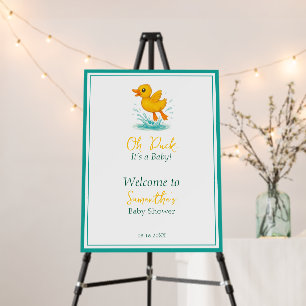 Oh Duck, It’s a Baby! Cute Baby Shower Foam Board