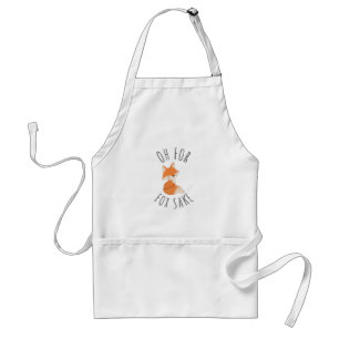 Oh for Fox Sake     Adult Apron