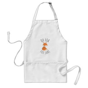 Oh for Fox Sake      Adult Apron