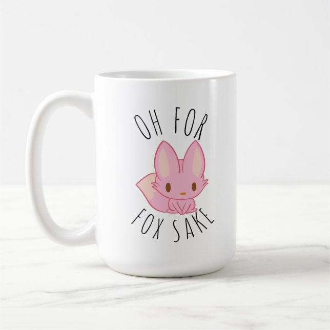 Oh for Fox Sake  Coffee Mug (Left)