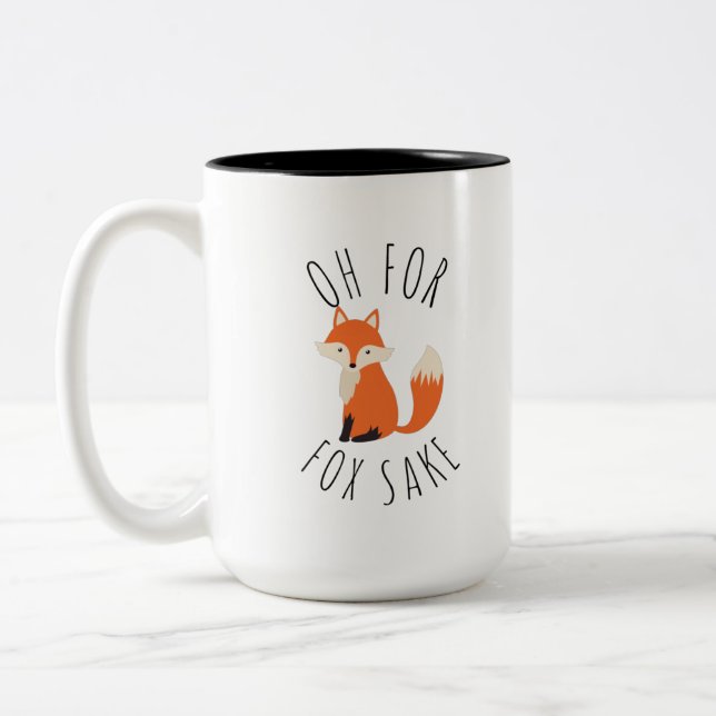 Oh for Fox Sake   Coffee Mug (Left)