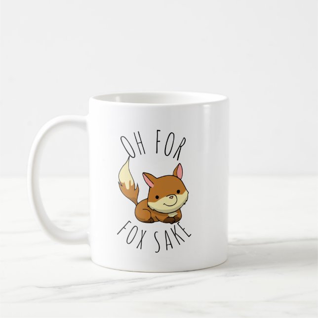 Oh for Fox Sake Coffee Mug (Left)