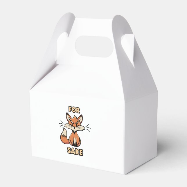 oh for fox sake favor boxes (Front Side)