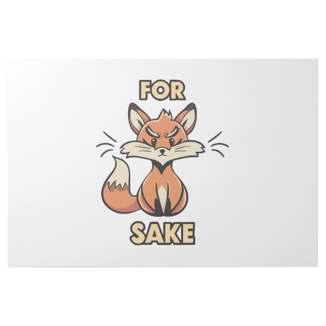 oh for fox sake gallery wrap (Front)